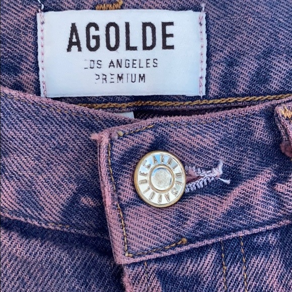 Agolde Riley High Rise Straight Crop Jeans - Picture 8 of 10